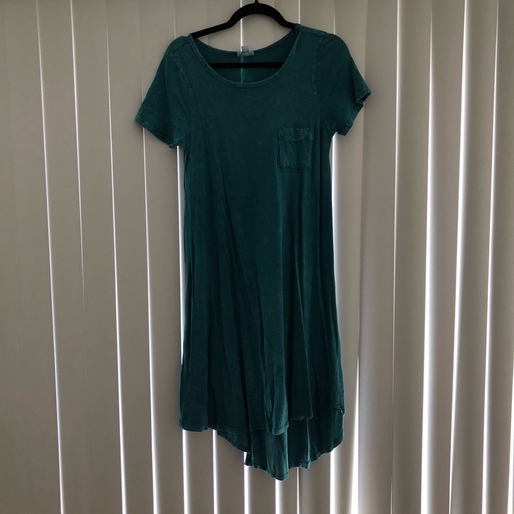 LuLaRoe XXS Carly acid wash swing dress